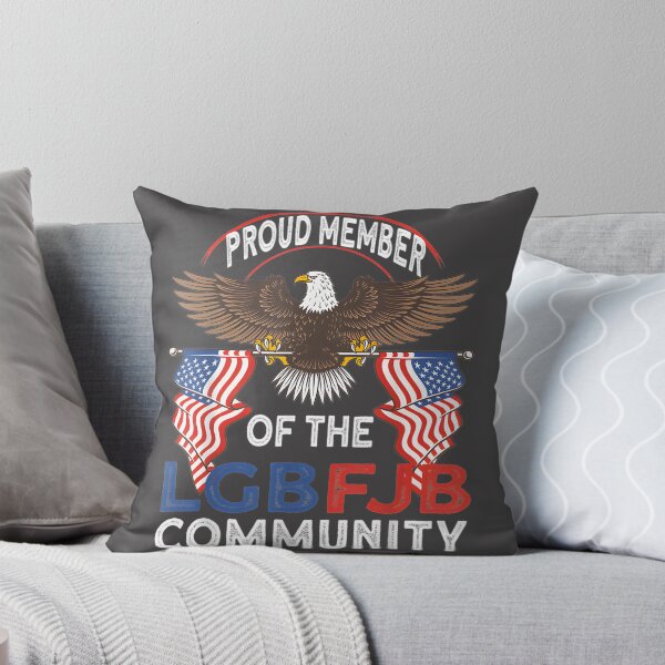 Item preview, Proud Member of LGBFJB Community with US Flag Patriotic Design designed and sold by Decrex.