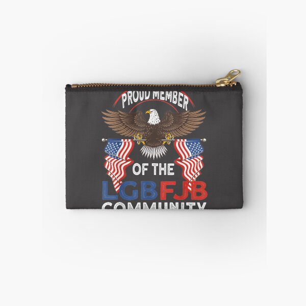 Artikelvorschau, Stolzes Mitglied der LGBFJB-Community mit patriotischem Design der US-Flagge entworfen und verkauft von Decrex.