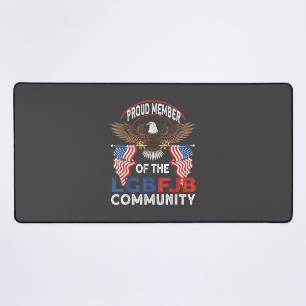 Item preview, Proud Member of LGBFJB Community with US Flag Patriotic Design designed and sold by Decrex.