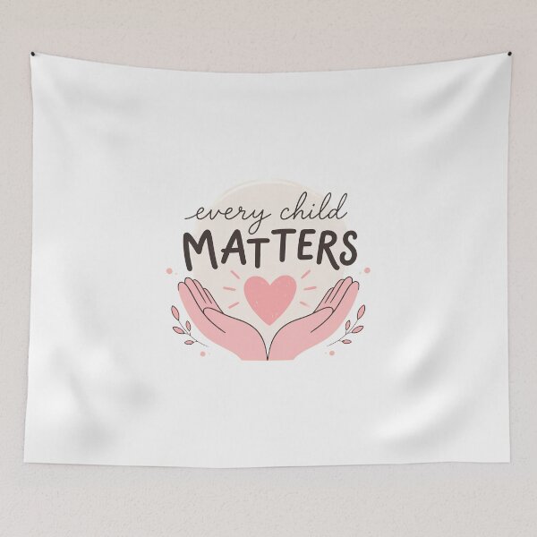 Item preview, Every Child Matters Heart Graphic designed and sold by SoyLamderma.