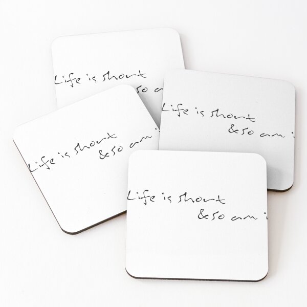 Item preview, life is short and so am i designed and sold by Mahmoud Salah.