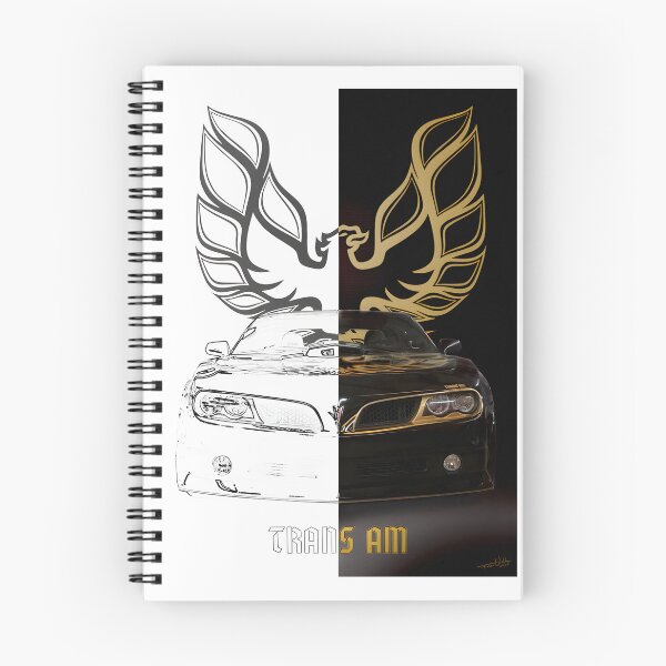 Item preview, Vintage Trans Am Muscle Car Split Design Illustration designed and sold by Rukshan Rajapaksha.