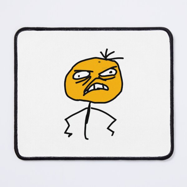 Item preview, Angry Stickman Frustrated Meme Face Doodle designed and sold by NicolasGlowArt.