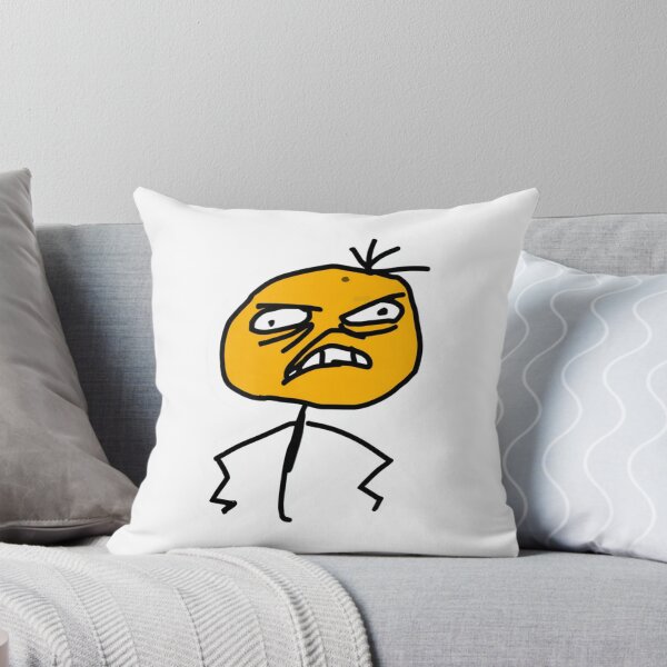 Item preview, Angry Stickman Frustrated Meme Face Doodle designed and sold by NicolasGlowArt.