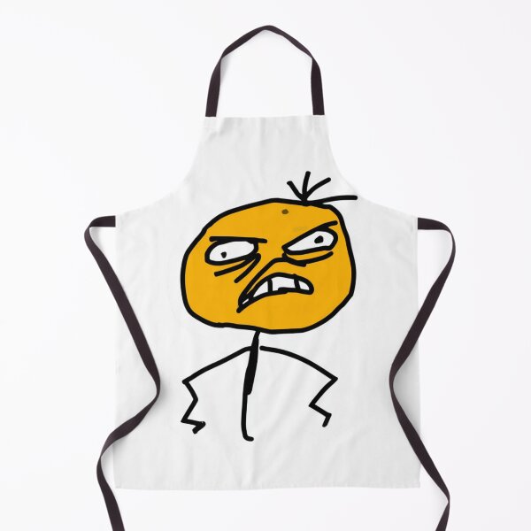 Item preview, Angry Stickman Frustrated Meme Face Doodle designed and sold by NicolasGlowArt.