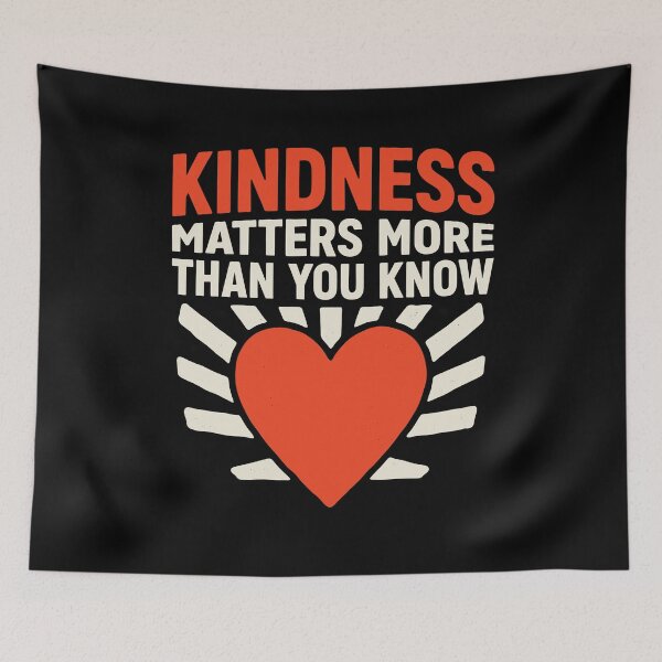 Item preview, Kindness Matters More Than You Know Heart designed and sold by Say It With Ink.