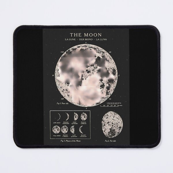 Item preview, Moon Phases Vintage Poster designed and sold by docentbikeel.