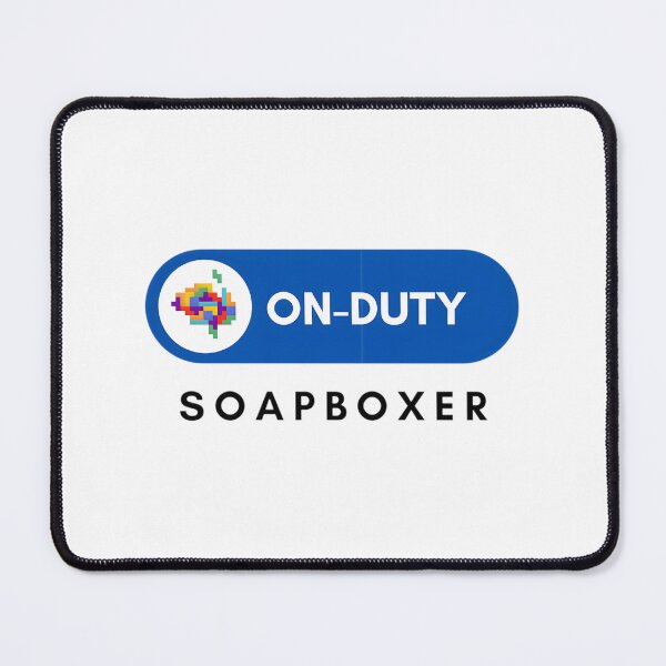 Item preview, On Duty Soapboxer Bold Graphic Design for Activists and Speakers designed and sold by WAppels.