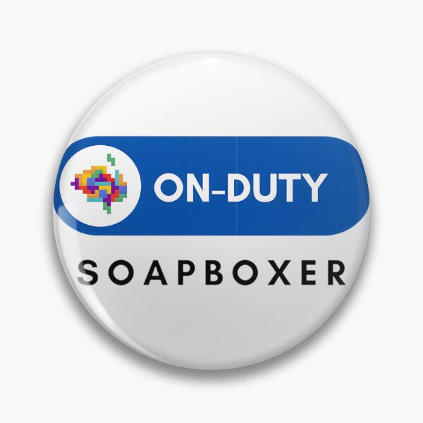 Item preview, On Duty Soapboxer Bold Graphic Design for Activists and Speakers designed and sold by WAppels.