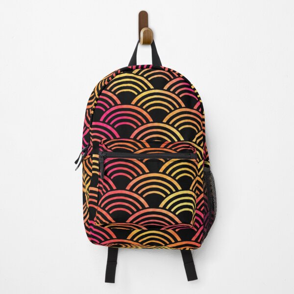 Item preview, Sunset Seigaiha Japanese Seamless Pattern designed and sold by Mitofu.