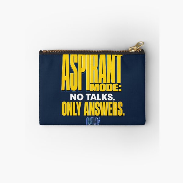 Item preview, Aspirant Mode: No Talks Only Answers designed and sold by Fun2Fentastic.