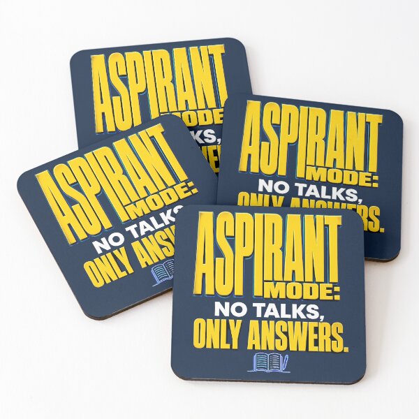 Item preview, Aspirant Mode: No Talks Only Answers designed and sold by Fun2Fentastic.