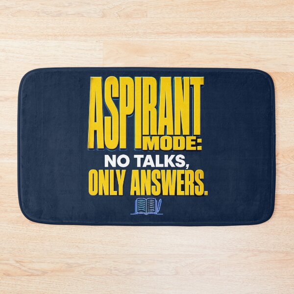 Item preview, Aspirant Mode: No Talks Only Answers designed and sold by Fun2Fentastic.