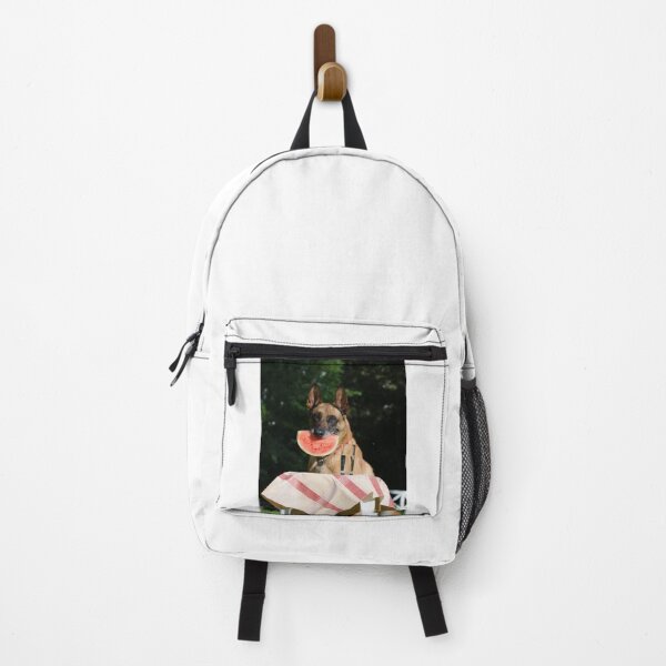 Item preview, Lovely Belgian Malinois Dog Eating Watermelon designed and sold by VanGaldo.