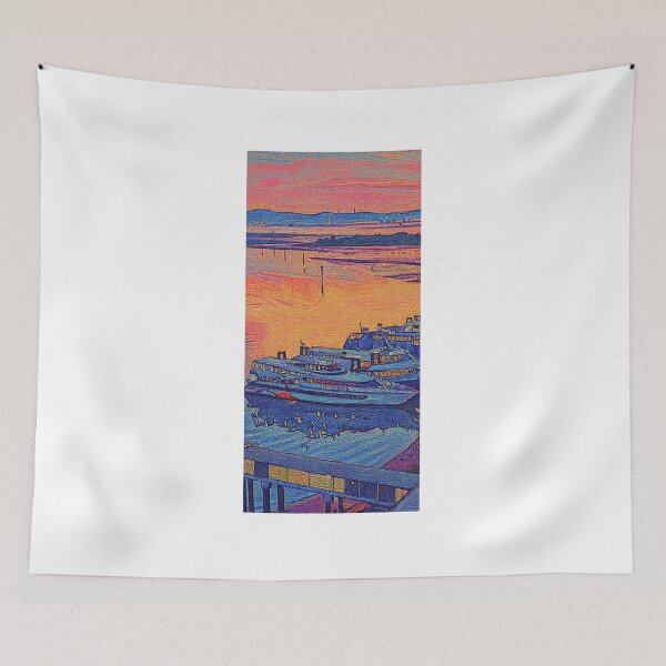 Item preview, Rain Vortex Jewel Changi Oil Painting Sunset designed and sold by ChotipahArt.