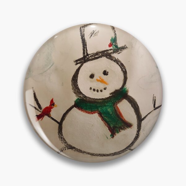 Item preview, Happy Snowy Day with a snow person and a friend  designed and sold by DevineMedia.