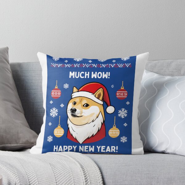 Item preview,  Funny Doge Meme Happy New Year Card designed and sold by logocity63.