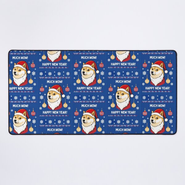 Item preview, Funny Doge Meme Happy New Year Card designed and sold by logocity63.