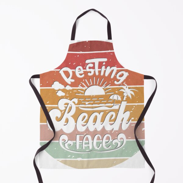Item preview, Resting Beach Face Retro Sunset Vacation T-Shirt designed and sold by DonnaRaine.
