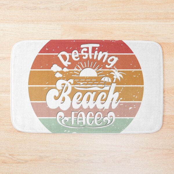 Item preview, Resting Beach Face Retro Sunset Vacation T-Shirt designed and sold by DonnaRaine.