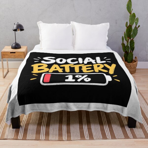 Artikelvorschau, Social Battery 1 Prozent Lustig entworfen und verkauft von Debnath-style.