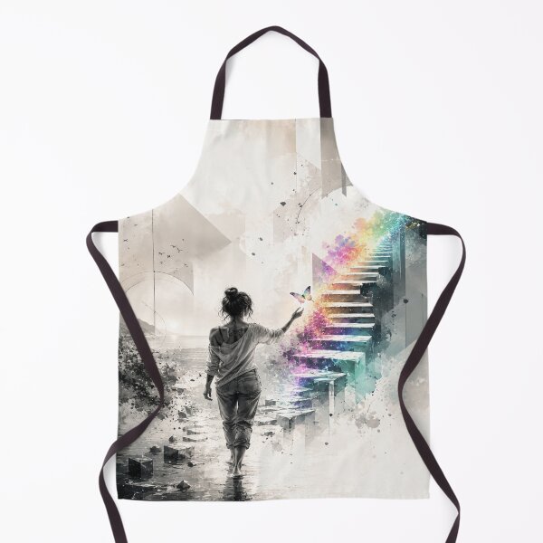 Item preview, Steps Into Color - Surreal Rainbow Journey designed and sold by Personiq Kaleido.