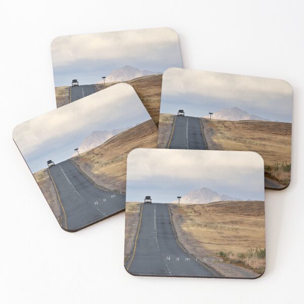 Item preview, Car on a scenic asphalt road in the African desert. Original photography designed and sold by studio838.