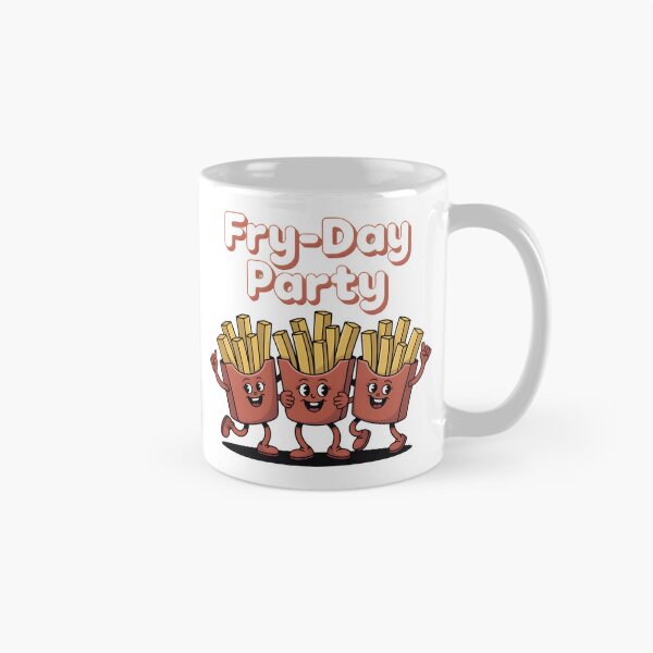Item preview, Fry-Day Party Cute French Fries Vintage Retro Fast Food designed and sold by ART BOND.