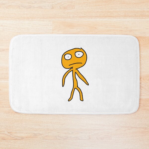 Item preview, Confused Stickman Doodle Art Simple Character designed and sold by NicolasGlowArt.