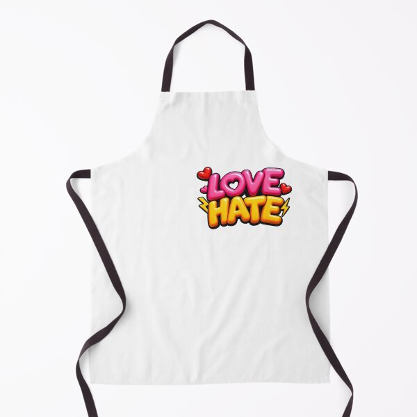 Item preview, LOVE HATE 3D Glossy Bubble designed and sold by MR4me.