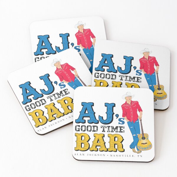 Item preview, AJ's Good Time Bar Alan Jackson Nashville TN Retro Style designed and sold by Marquiserman.