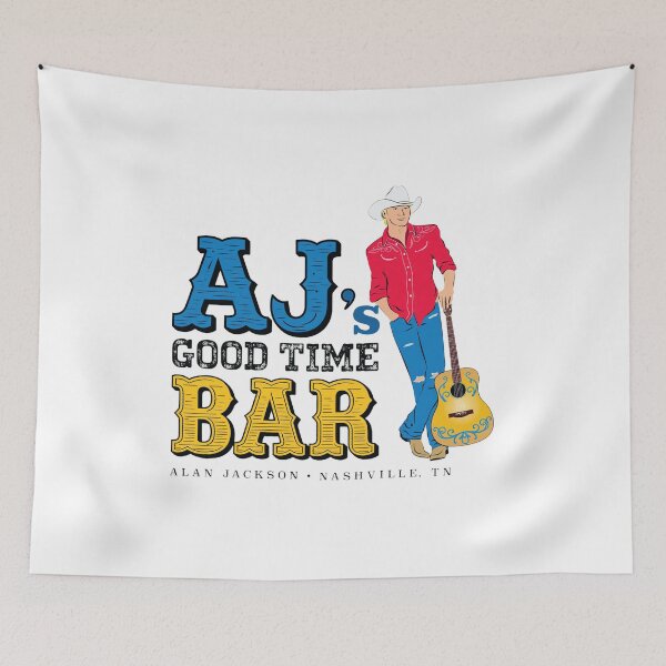 Item preview, AJ's Good Time Bar Alan Jackson Nashville TN Retro Style designed and sold by Marquiserman.