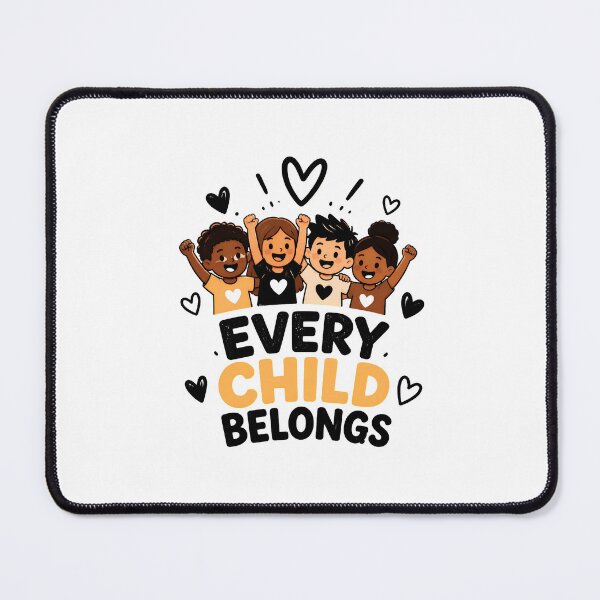 Item preview, Every Child Belongs Unity Hands Heart Design designed and sold by SoyLamderma.