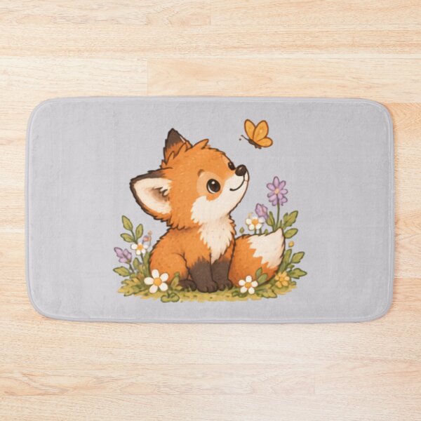 Item preview, Fox Cub Butterfly Friend designed and sold by MellowMunchkins.