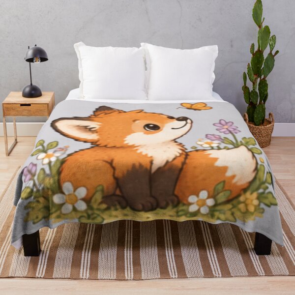 Item preview, Fox Cub Butterfly Friend designed and sold by MellowMunchkins.