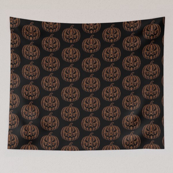 Item preview, Halftone Dot Jack-O-Lantern Pumpkin Face designed and sold by NSB-Design.