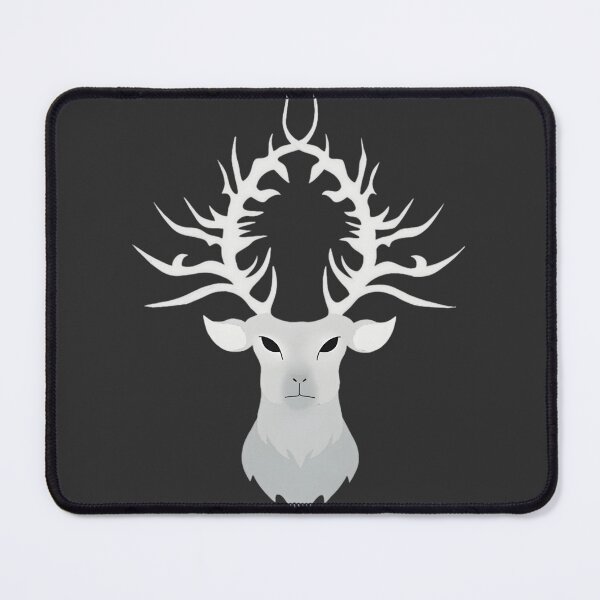 Item preview, Shadow Bone Morozovas Stag Grey Artistic Deer Illustration designed and sold by jayesh007.