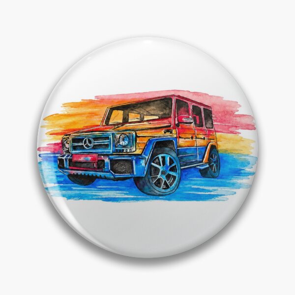 Item preview, Colorful Luxury 4x4 SUV | Watercolor Off-Road Car Art designed and sold by Blackwater and Bloom.