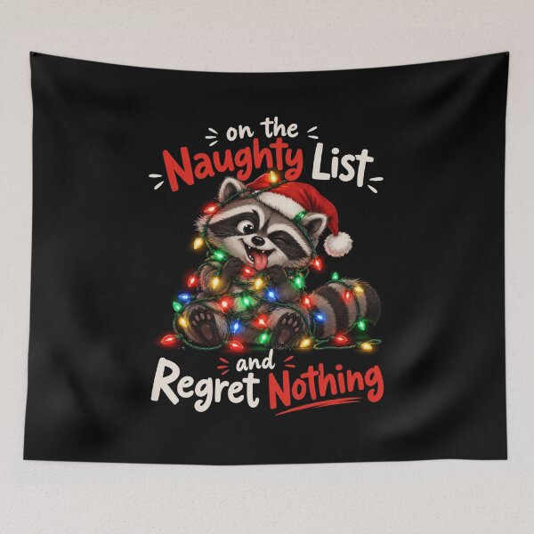 Item preview, On The Naughty List And Regret Nothing designed and sold by TheEndDesign.