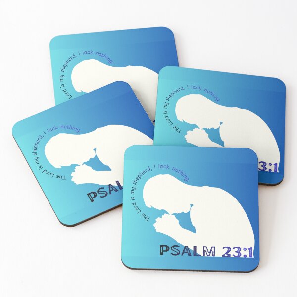 Item preview, Bible Graphic Design - Psalm 23:1 The Lord is my Shepherd designed and sold by Boy and Belugee Studio.