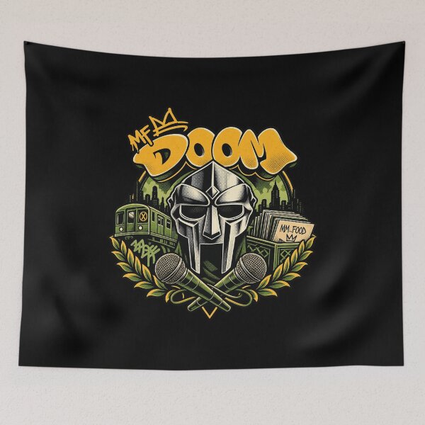 Item preview, MF DOOM Metal Face Underground Hip Hop designed and sold by Pandaburba.