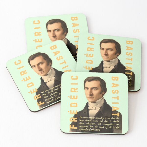 Item preview, Frédéric Bastiat quote: The most urgent necessity is, not that the State should teach, but that it should allow education. All monopolies are detestable, designed and sold by artbleed.