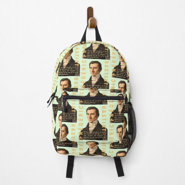 Item preview, Frédéric Bastiat quote: The most urgent necessity is, not that the State should teach, but that it should allow education. All monopolies are detestable, designed and sold by artbleed.