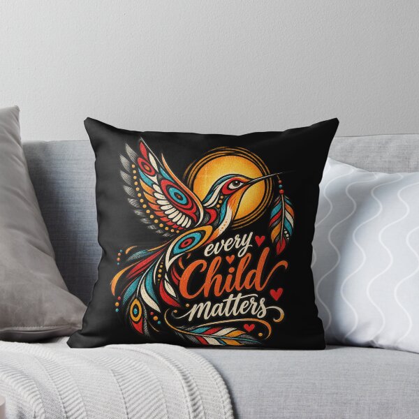 Item preview, Every Child Matters Indigenous Hummingbird Feather Orange Shirt Design designed and sold by SEINENGAPPI19.