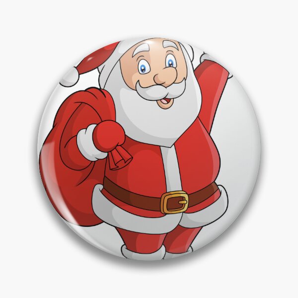 Item preview,  Cute Cartoon Santa Claus Waving Hand designed and sold by logocity63.