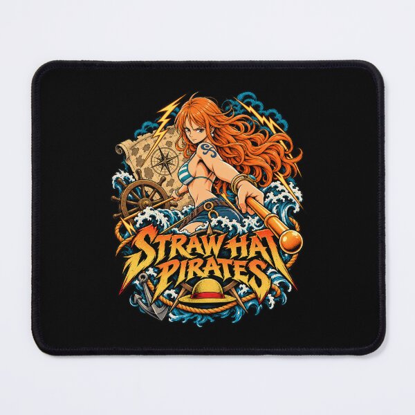 Item preview, Nami Straw Hat Pirates One Piece Navigator designed and sold by Pandaburba.