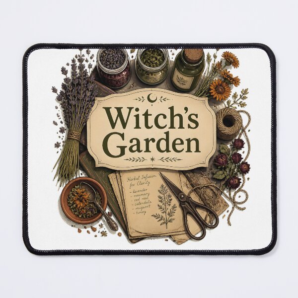 Item preview, Witch's Garden Herbal Worktable designed and sold by KristenosNehk.