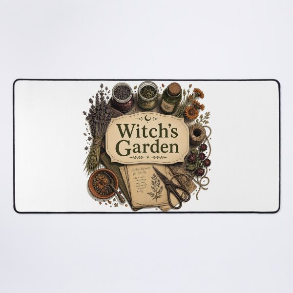 Item preview, Witch's Garden Herbal Worktable designed and sold by KristenosNehk.