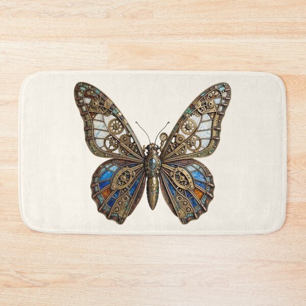 Item preview, Steampunk Butterfly with Mechanical Gears and Vintage Wings designed and sold by SweetLilith.