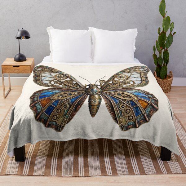 Item preview, Steampunk Butterfly with Mechanical Gears and Vintage Wings designed and sold by SweetLilith.